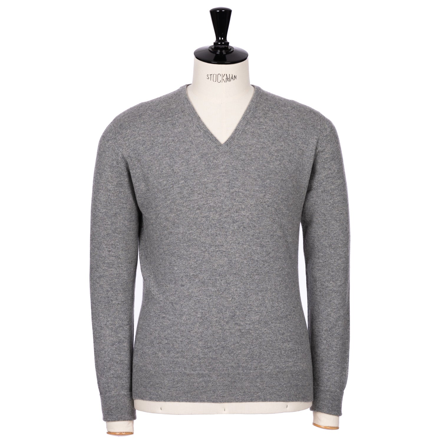 Sweater "Oxton Vee" made from fine Scottish 1 Ply Cashmere